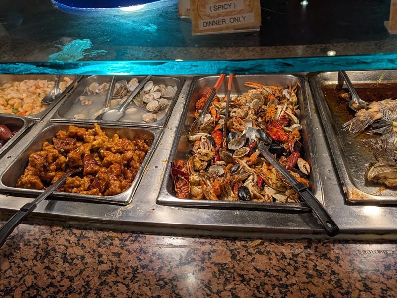 Asian Buffet & Grill food